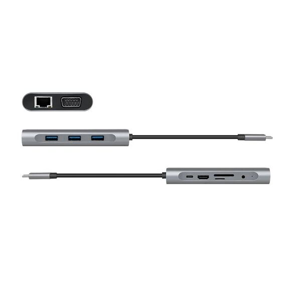 LogiLink - Docking station - USB-C 3.2 Gen 1 - VGA, HDMI | UA0383