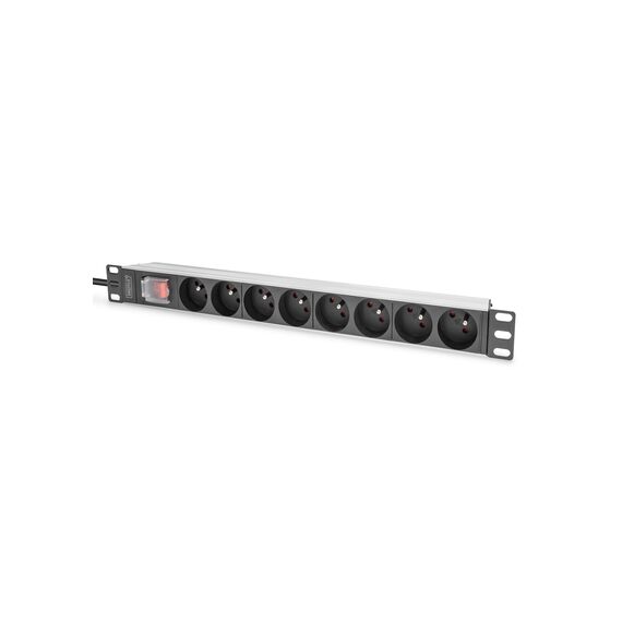 DIGITUS - Power strip (rack-mountable) - aluminiu | DN-95402-1-FR