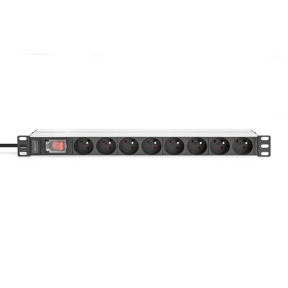 DIGITUS - Power strip (rack-mountable) - aluminiu | DN-95402-1-FR