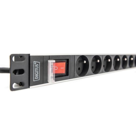 DIGITUS - Power strip (rack-mountable) - aluminiu | DN-95402-1-FR