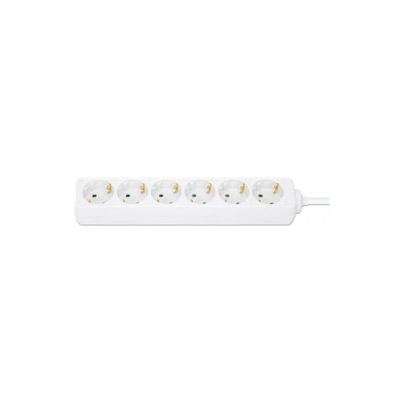 Manhattan Power Distribution Unit EU (2-pin), x6 gang/ou | 168304