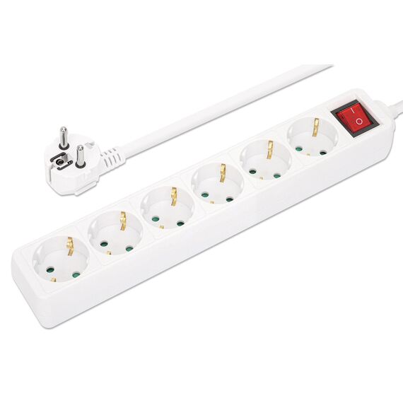 Manhattan Power Distribution Unit EU (2-pin), x6 gang/ou | 168335