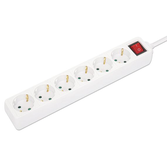 Manhattan Power Distribution Unit EU (2-pin), x6 gang/ou | 168335