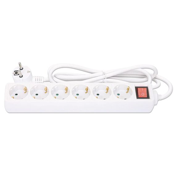 Manhattan Power Distribution Unit EU (2-pin), x6 gang/ou | 168335
