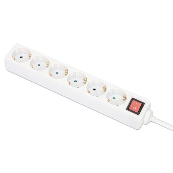 Manhattan Power Distribution Unit EU (2-pin), x6 gang/ou | 168335