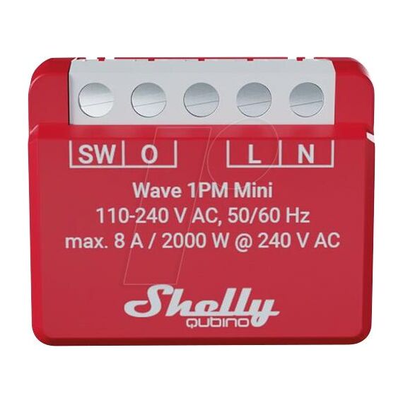 Shelly · Unterputz·""Wave 1PM Mini""· Relais· | Shelly_W_1PM_Mini