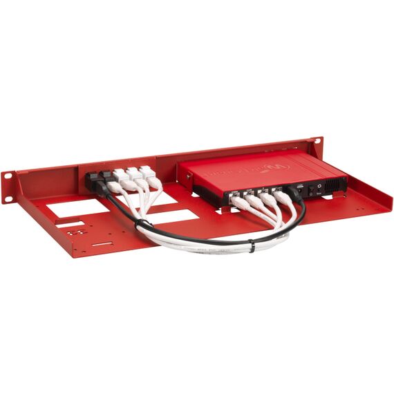 Rackmount.IT RM-WG-T8 / Mounting bracket / Red / 1U / 4x RJ45 / 1