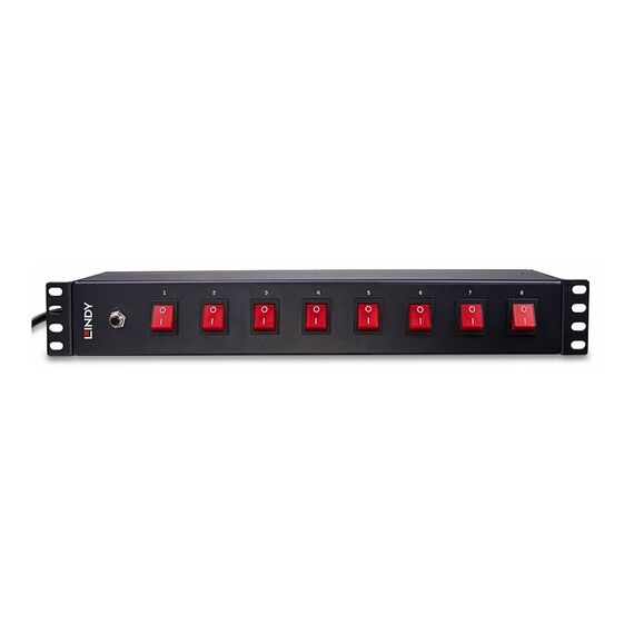 LINDY - Power distribution strip (rack-mountable) - schuk | 73025