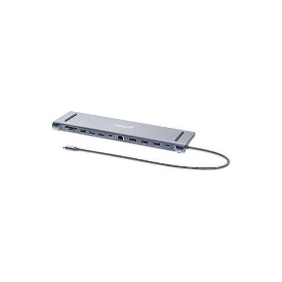 Manhattan 12-in-1 - Docking station - USB-C 3.2 Gen 1 -  | 190305