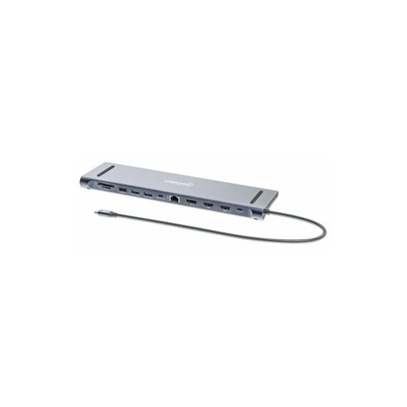 Manhattan 12-in-1 - Docking station - USB-C 3.2 Gen 1 -  | 190305