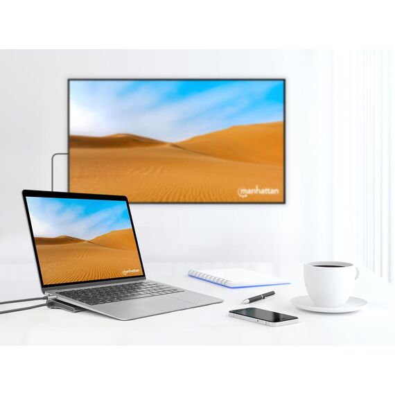 Manhattan 12-in-1 - Docking station - USB-C 3.2 Gen 1 -  | 190305