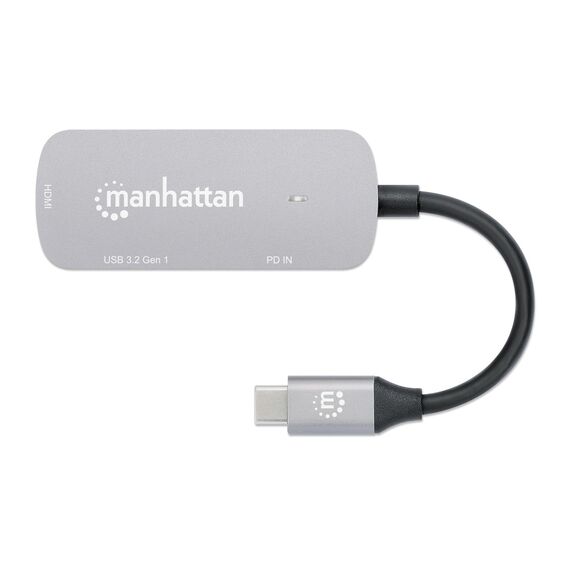 Manhattan 3-in-1 - Docking station - USB-C 3.2 - HDMI | 190299