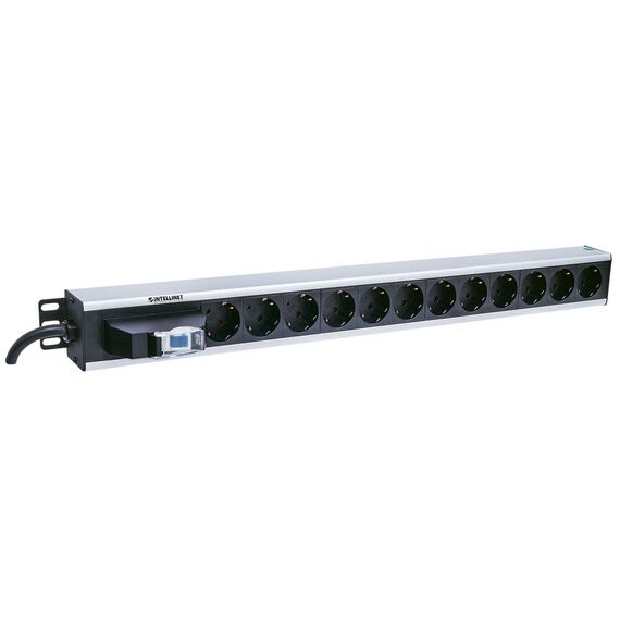 Intellinet Vertical Rackmount 12-Way Power Strip - Germa | 711449