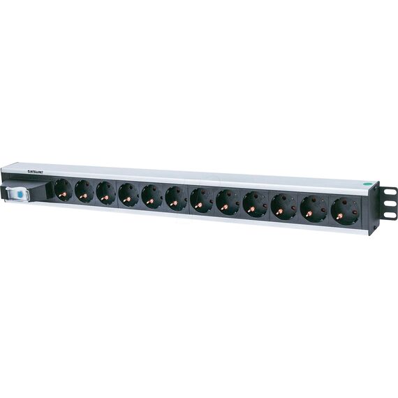Intellinet Vertical Rackmount 12-Way Power Strip - Germa | 711449
