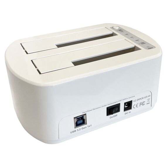 LC Power LC-DOCK-U3-VI - HDD / SSD docking station - 2.5", 3.5" -