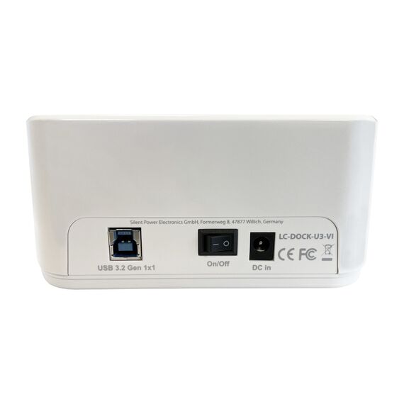 LC Power LC-DOCK-U3-VI - HDD / SSD docking station - 2.5", 3.5" -