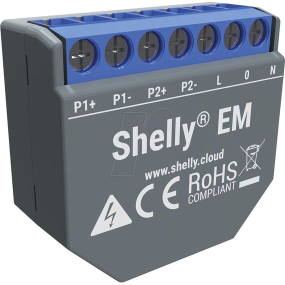 Shelly EM + 2 x 120A Clamp / Electronic / Domestic /  | Shelly_EM