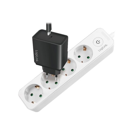LogiLink - Power strip - AC 250 V - 3680 Watt - input po | LPS245