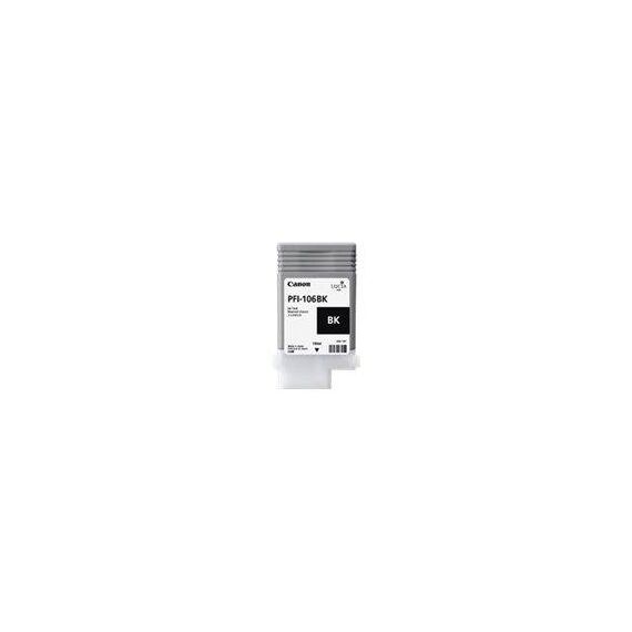 Canon PFI106 BK 130 ml black original ink tank for 6621B001