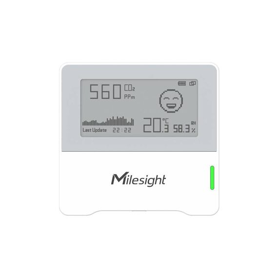 Milesight IoT LoRaWAN 3 in 1 connected IAQ sensor with CO2