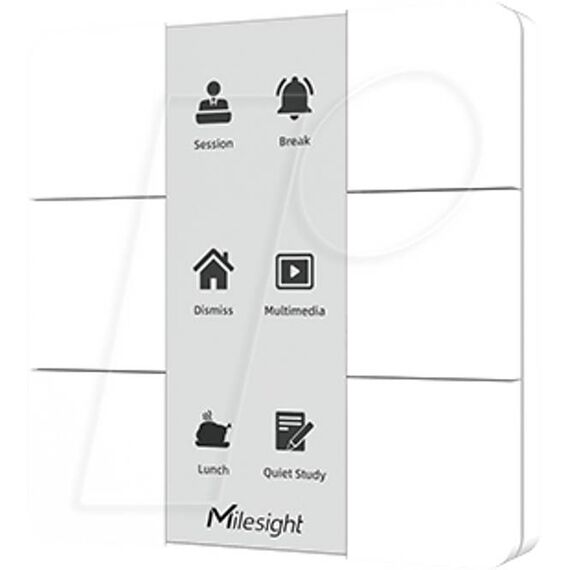 Milesight LoRaWAN control panel, 6 buttons  WS136868M