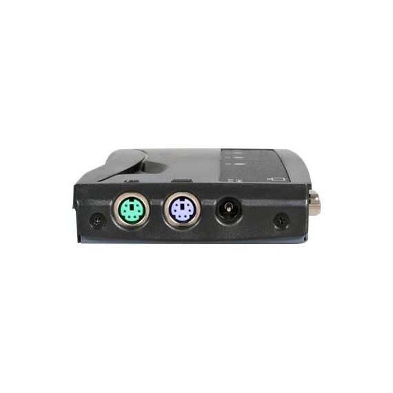 StarTech.com 4 Port Black PS2 KVM Switch Kit with Cables SV411K
