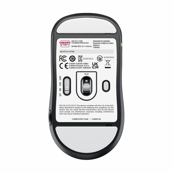 CHERRY Xtrfy M68 Pro - Mouse - 5 buttons - wi | CX-M68W-PRO-BLACK