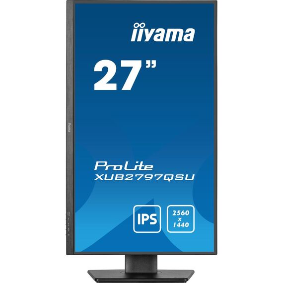 iiyama ProLite XUB2797QSU-B2, 68.6 cm (27"), 2560 x 1440 pixels,