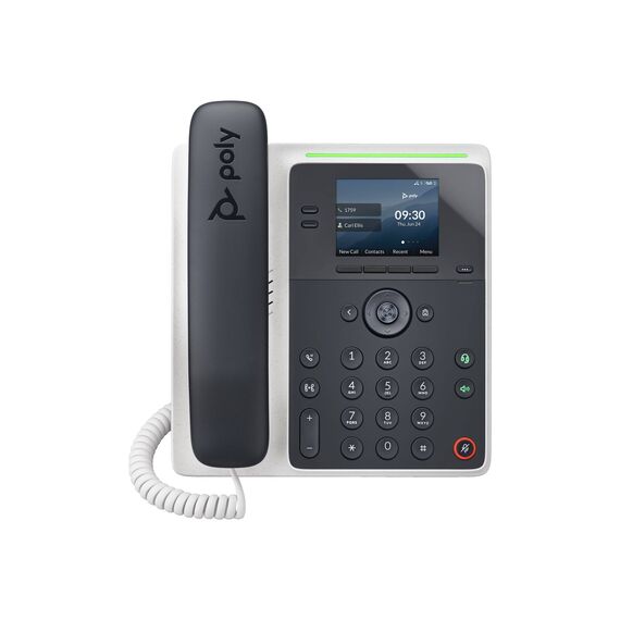 Poly Edge E100 VoIP phone with caller IDcall waiting 82M86AA