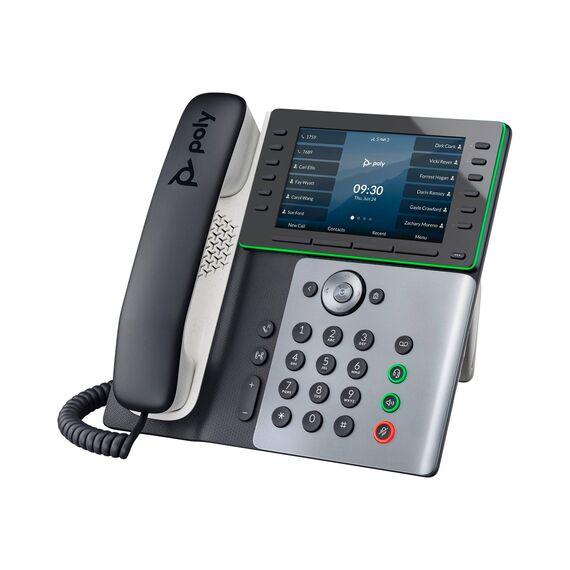 Poly Edge E500 VoIP phone with caller IDcall waiting 82M94AA