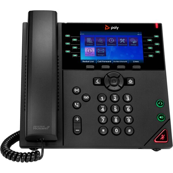 Poly VVX 450 OBi Edition VoIP phone 3way call 89B60AA