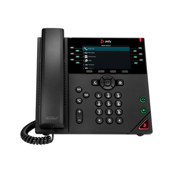 Poly VVX 450 VoIP phone 3way call capability SRTP, 8B1L7AAAC3