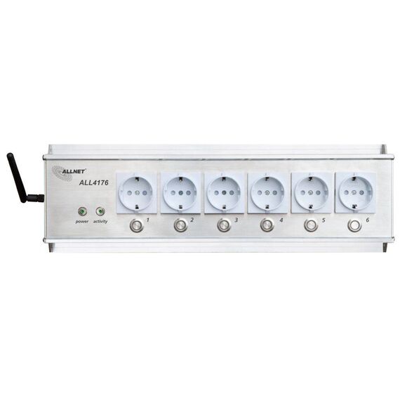 ALLNET MSR IO Central Switching Power Strip 6-way  ALL4176v3