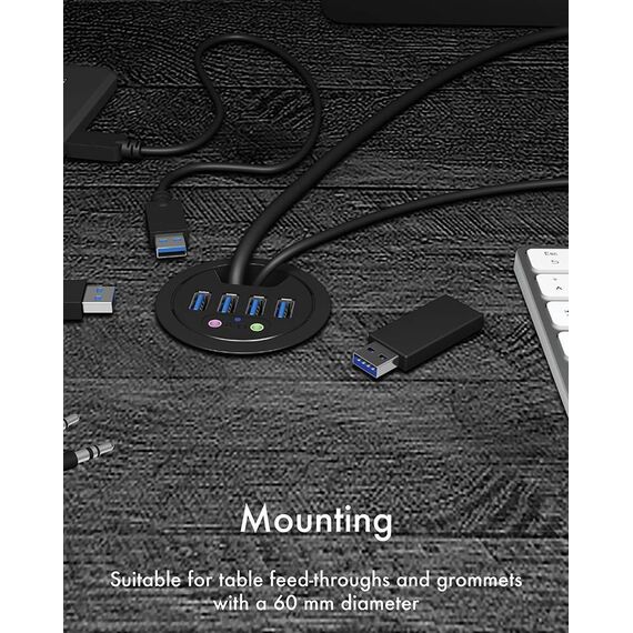 ICY BOX IBHUB1403A Hub 4 x SuperSpeed USB 3.0 IBHUB1403A
