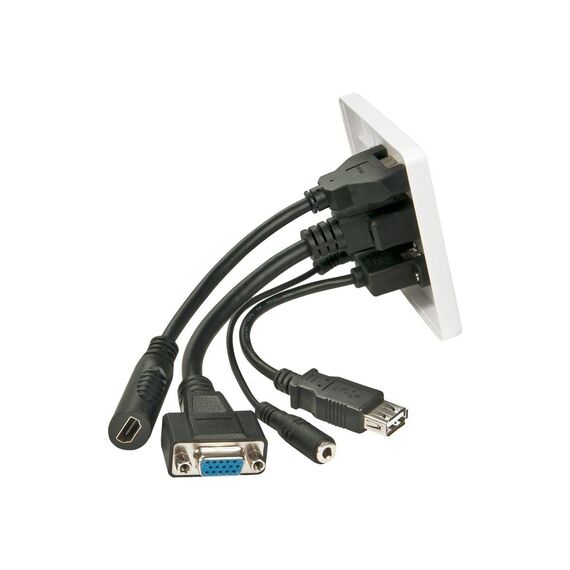 LINDY Multi AV Faceplate Faceplate wall mountable 60220