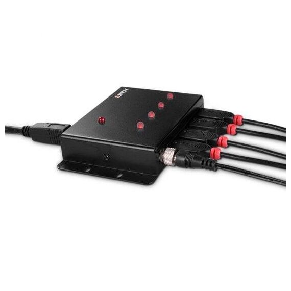Lindy 4 Port USB 3.0 Metal Hub, USB 3.2 Gen 143374