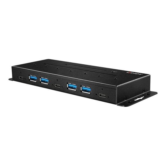 Lindy Hub 3 x USB 3.1 Gen 2 + 4 x USB 3.1 rackmountable 43275