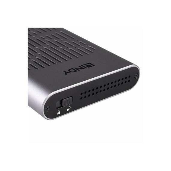 Lindy Storage enclosure clone function M.2 M.2 NVMe Card 43382