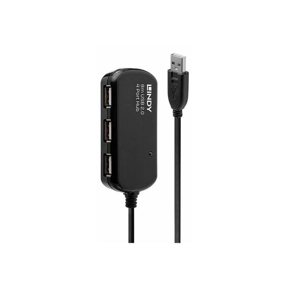 Lindy USB 2.0 Active Extension Pro 4 Port Hub Hub 4 x USB 42781