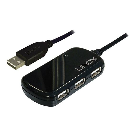 Lindy USB 2.0 Active Extension Pro 4 Port Hub Hub 4 x USB 42781