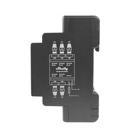 Shelly LAN Switch / Smart switch / Plastic / Blac | Shelly_Switch