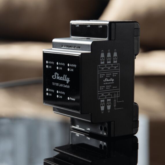 Shelly LAN Switch / Smart switch / Plastic / Blac | Shelly_Switch