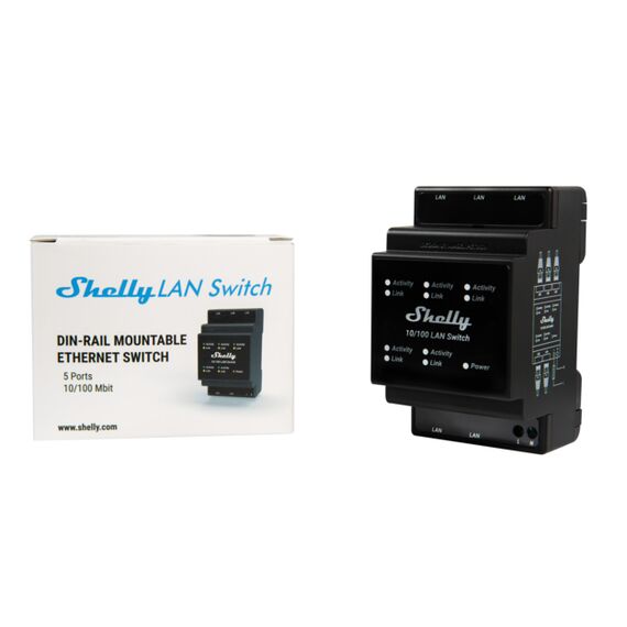 Shelly LAN Switch / Smart switch / Plastic / Blac | Shelly_Switch