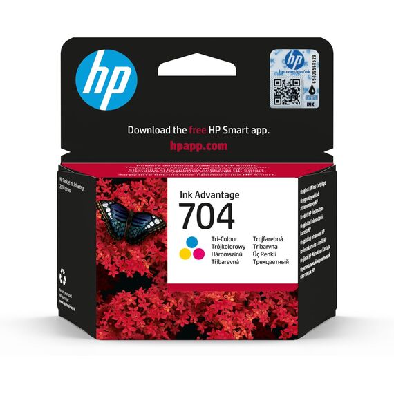 HP 704 - Colour (cyan, magenta, yellow) - original  | CN693AE#445