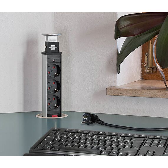 brennenstuhl Tower Power Table Extension Socket - Po | 1396200003
