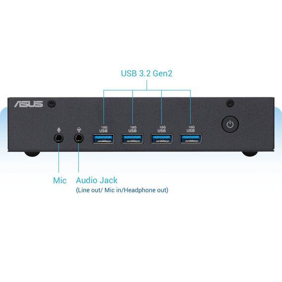 ASUS PC PN43BBN200MD Intel N200 Black 90MR0172M00040