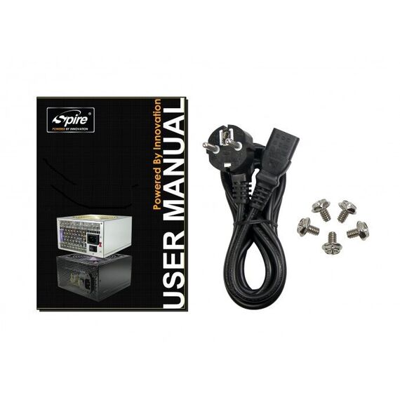 Spire SLIDESHOWEAGLEFORCE 600W, 600 W, 200 - 24 | SP-ATX-600W-80+
