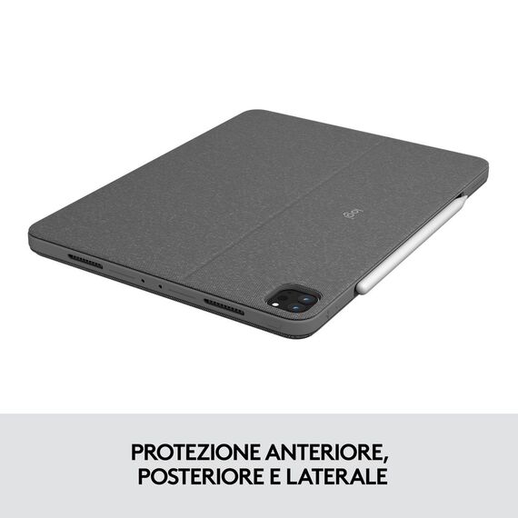 Logitech Combo Touch - Keyboard and folio case - wit | 920-010146