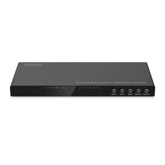 Digitus 4x2 HDMI Matrix Switch / Multi-Viewer, 4K/30Hz | DS-55345