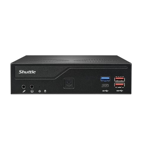 Shuttle Slim PC DH770 , S1700, 2x HDMI, 2x DP , 2x 2.5G LAN, 2x C
